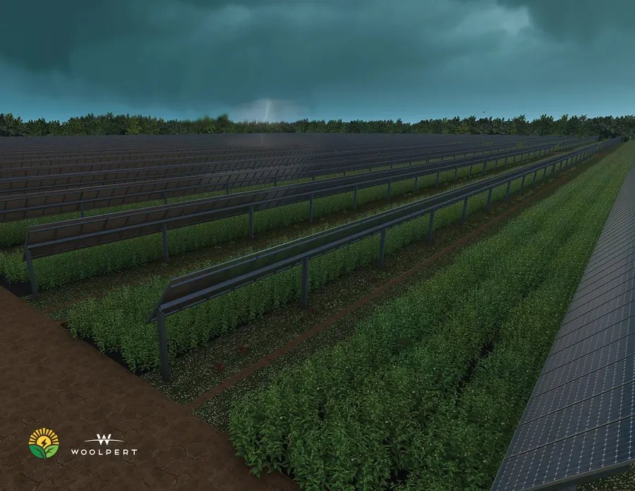 Solargation safe stow rendering